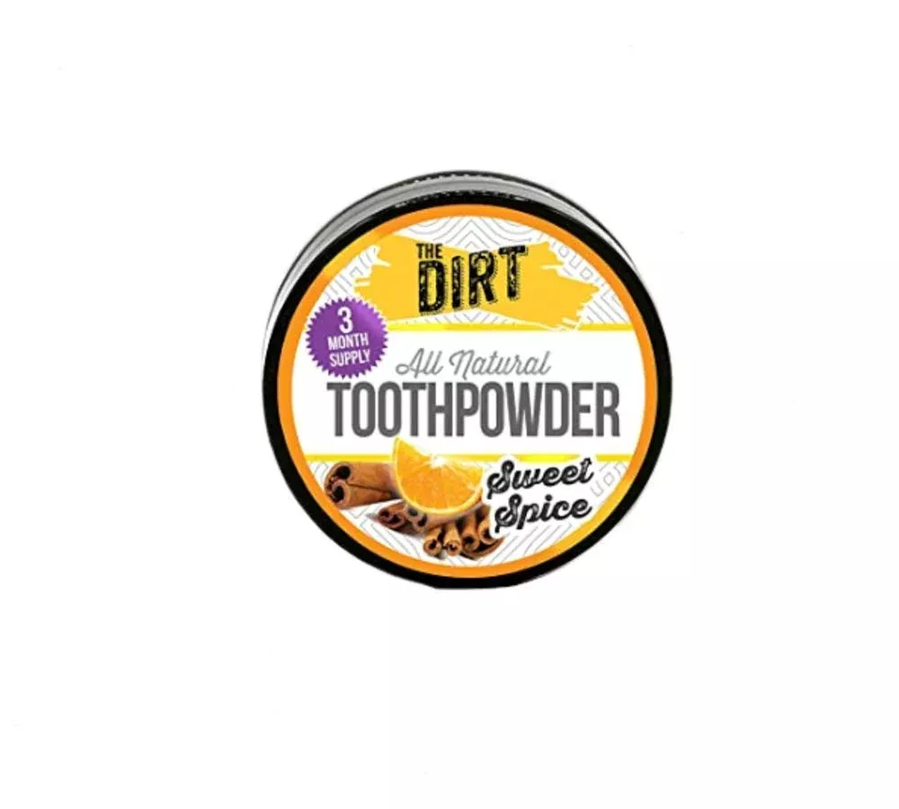 The Dirt Tooth Powder - Natural Fluoride-Free Toothpaste Alternative,
