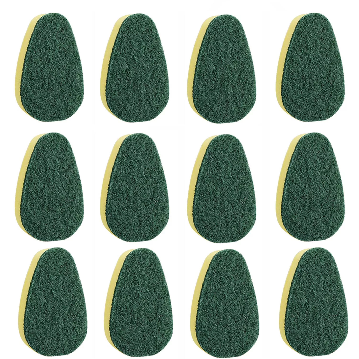Dish Wand Refill 12Pack, Durable Dish Wand Sponges,Common Dish Wand Refill Heads Replacement For Kitchen Cleaning