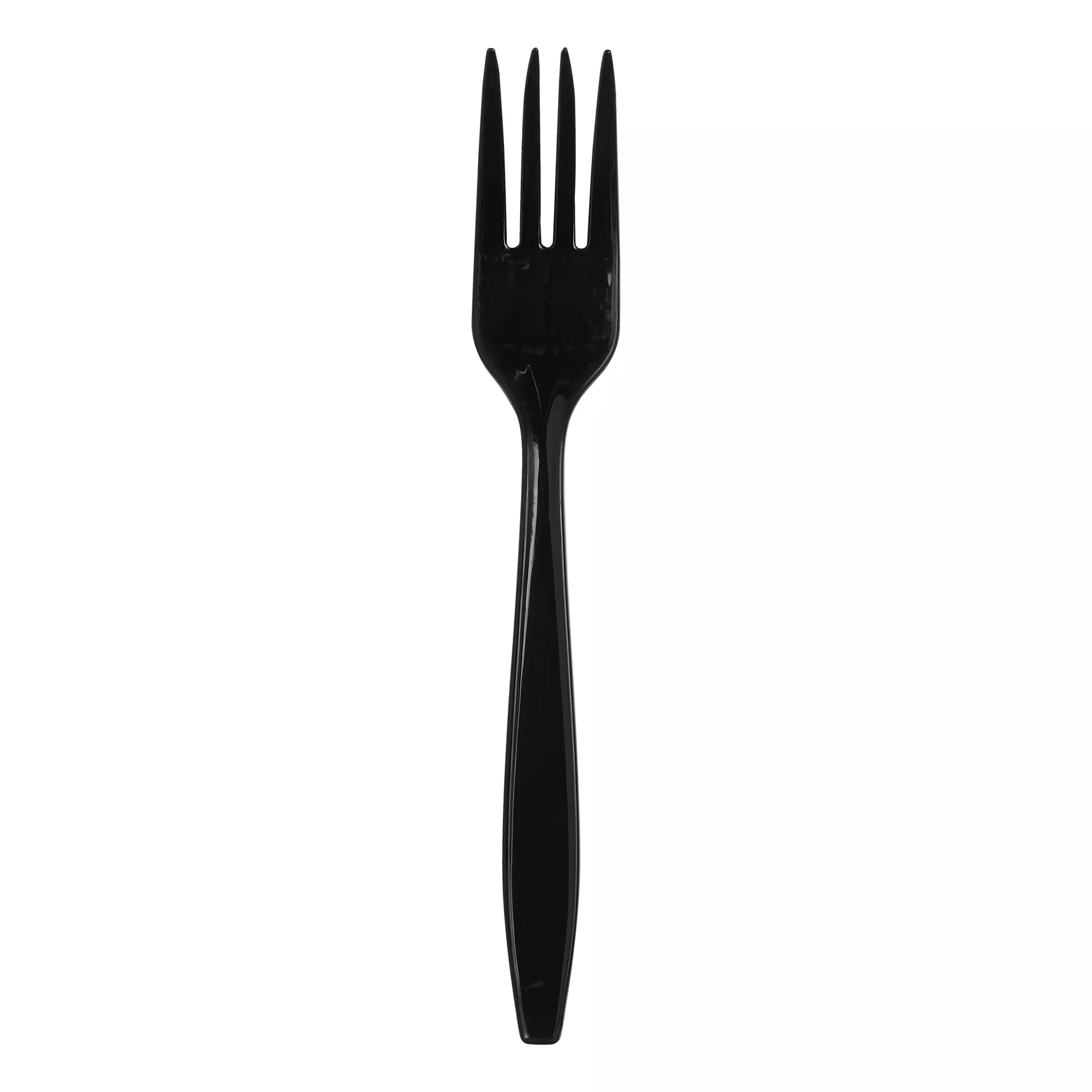 Dixie Products Dixie(r) Heavy-weight Polypropylene Disposable Plastic Forks Individually Wrapped Black 1 000 for - 1000 Count - 1 Per Case