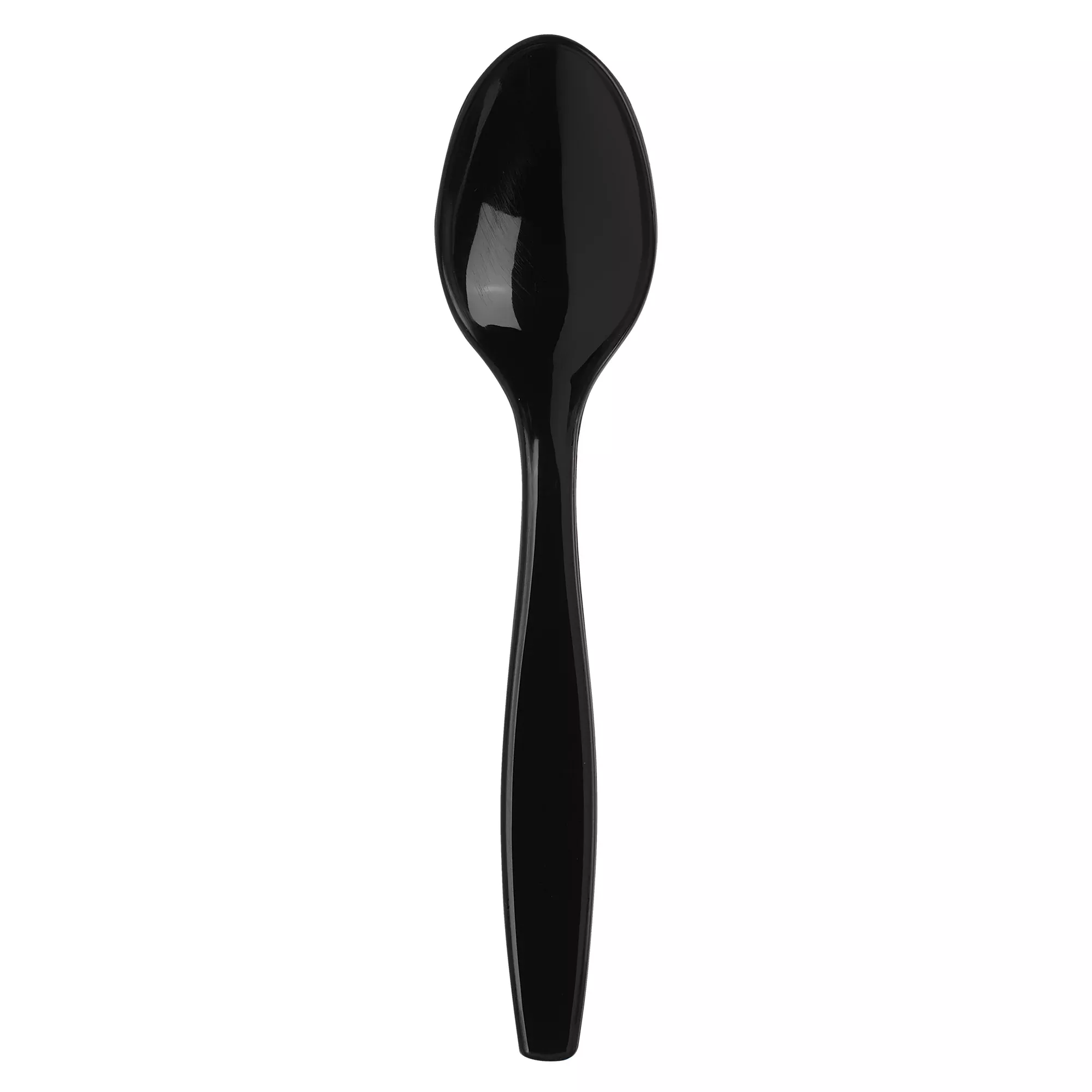 Dixie Products Dixie(r) Heavy-weight Polypropylene Disposable Plastic Teaspoons Individually Wrapped Black 1 000 - 1000 Count - 1 Per Case