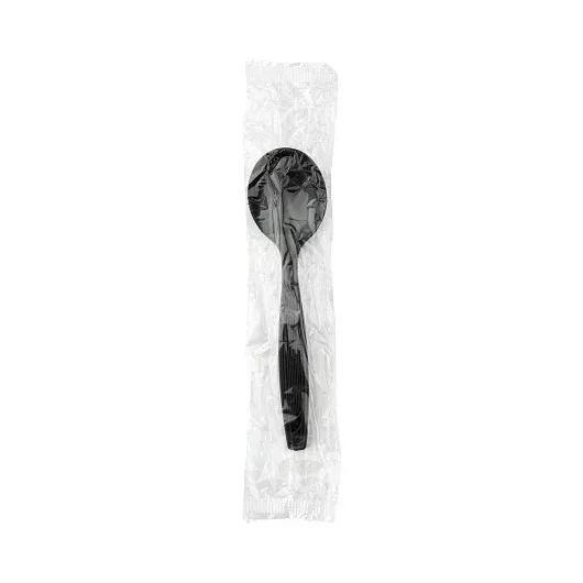 Dixie Products Dixie(r) Heavy-weight Polystyrene Disposableplastic Soup Spoons By Gp Pro (georgia-pacific) Black - 1000 Count - 1 Per Case