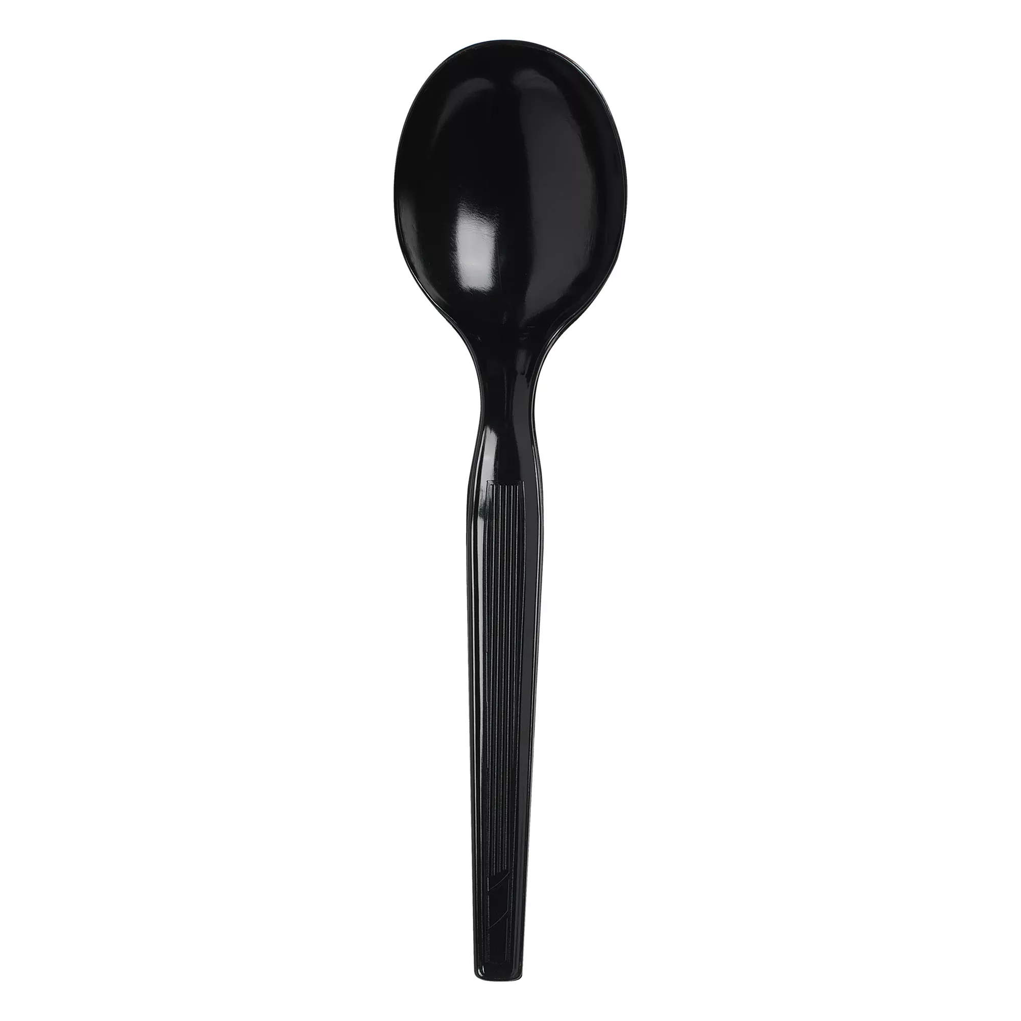 Dixie Products Dixie(r) Medium-weight Polystyrene Disposable Plastic Soup Spoons By Gp Pro (georgia-pacific) Black - 1000 Count - 1 Per Case
