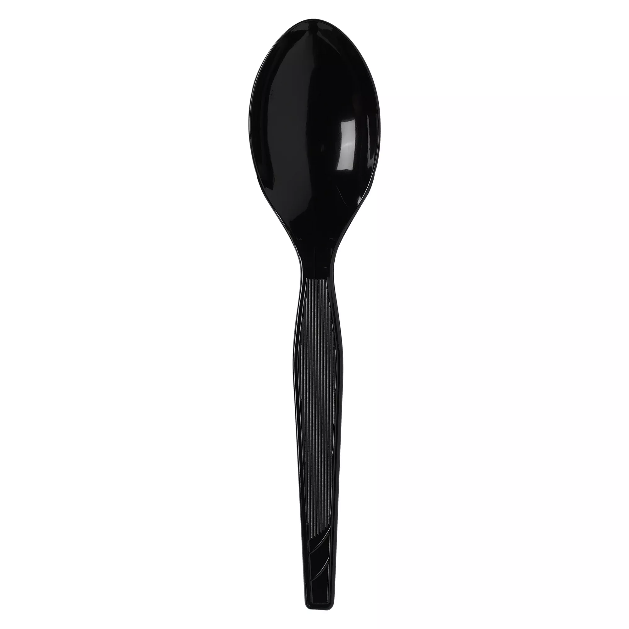 Dixie Products Dixie(r) Medium-weight Polystyrene Plastic Teaspoons By Gp Pro (georgia-pacific) Black 1 000 Spoon - 1000 Count - 1 Per Case
