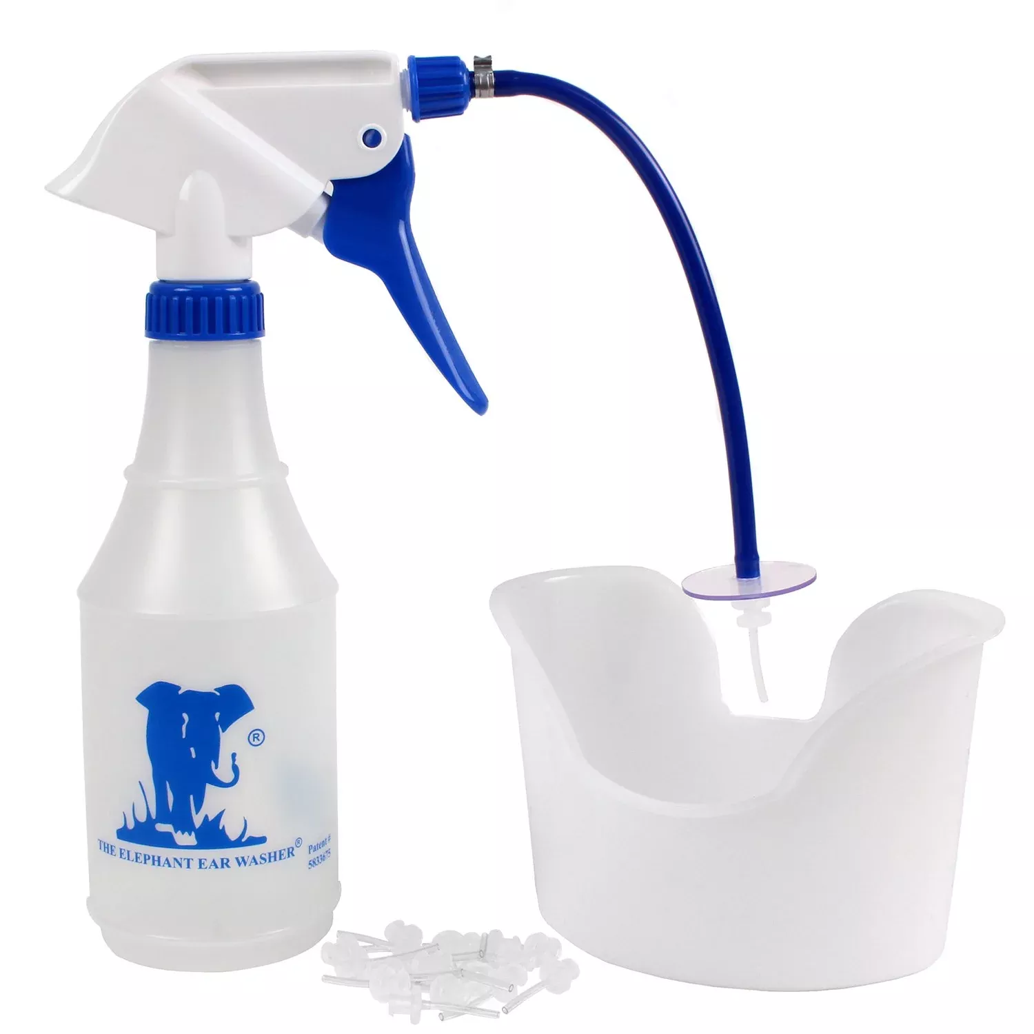 Doctor Easy Elephant Ear Washer Bottle System - Ear Wax Remover With B