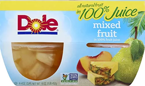 Dole Frtbwl MXD Fruit 4pk 1 Per Package