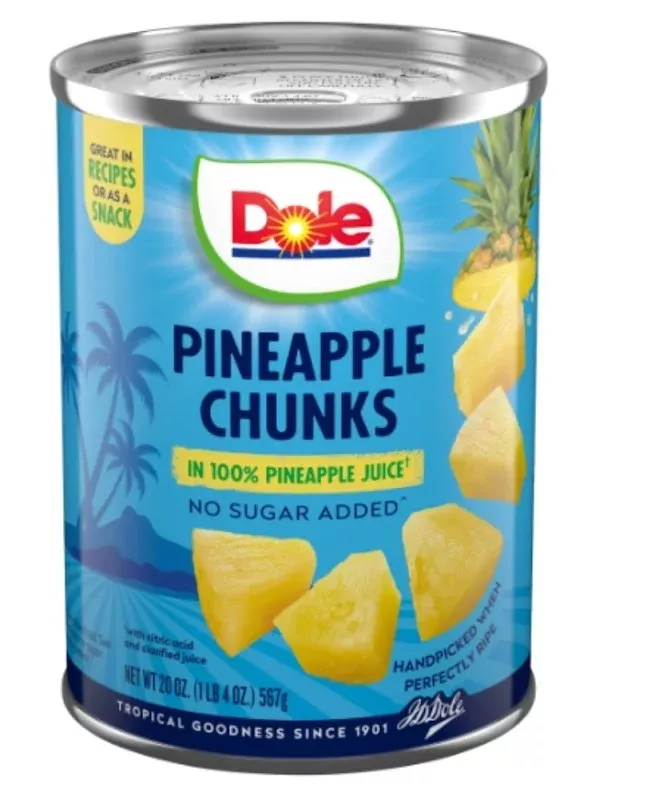 Dole Pineapple Chunks in Juice - 20 oz Can (Pack of 1)