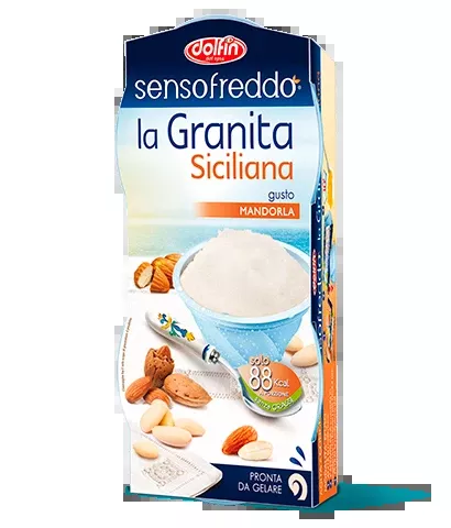 Dolfin Senso freddo Sicilian Granita Mandorla, 2 X 100 Ml