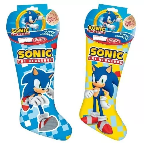 Dolfin Sonic The Hedgehog Stocking, With Surprise &Sweets, 190g