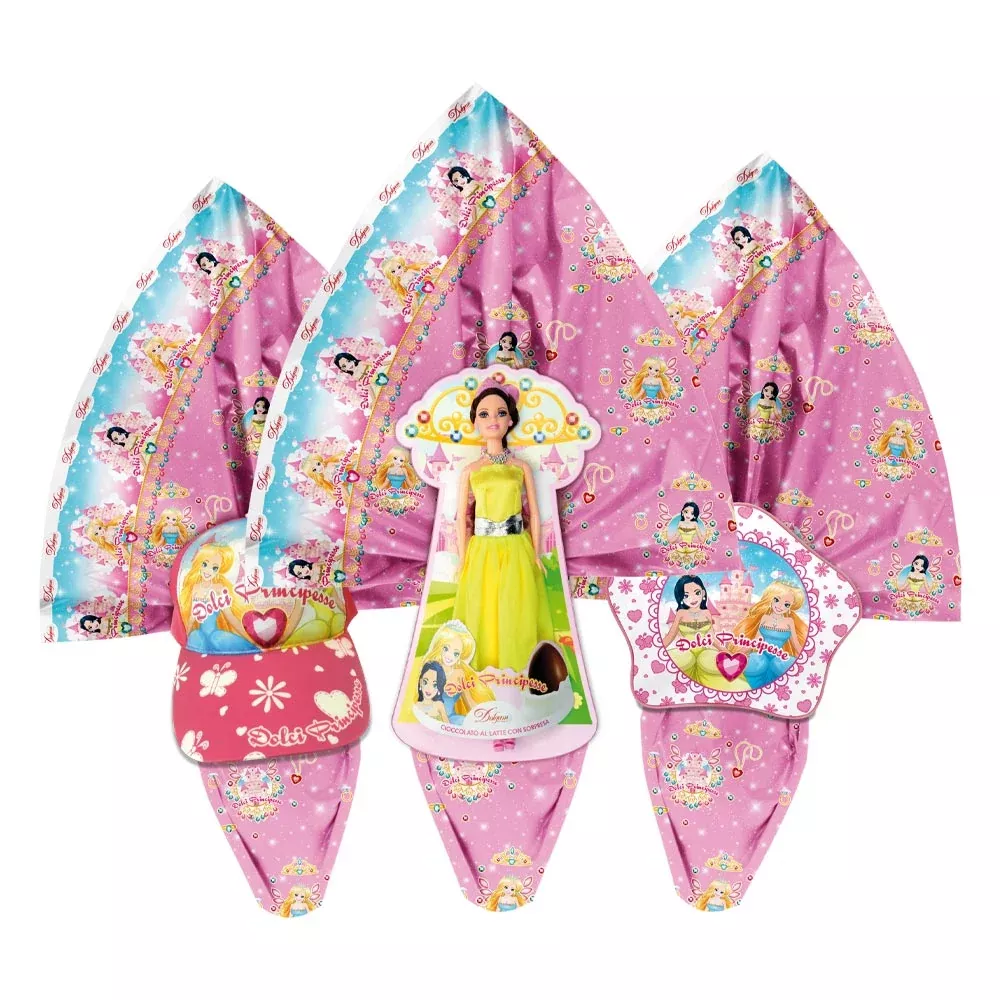 Dolgam Dolci Principesse, Milk Chocolate Egg, Made in Italy, PRINC300, 10 oz | 300g