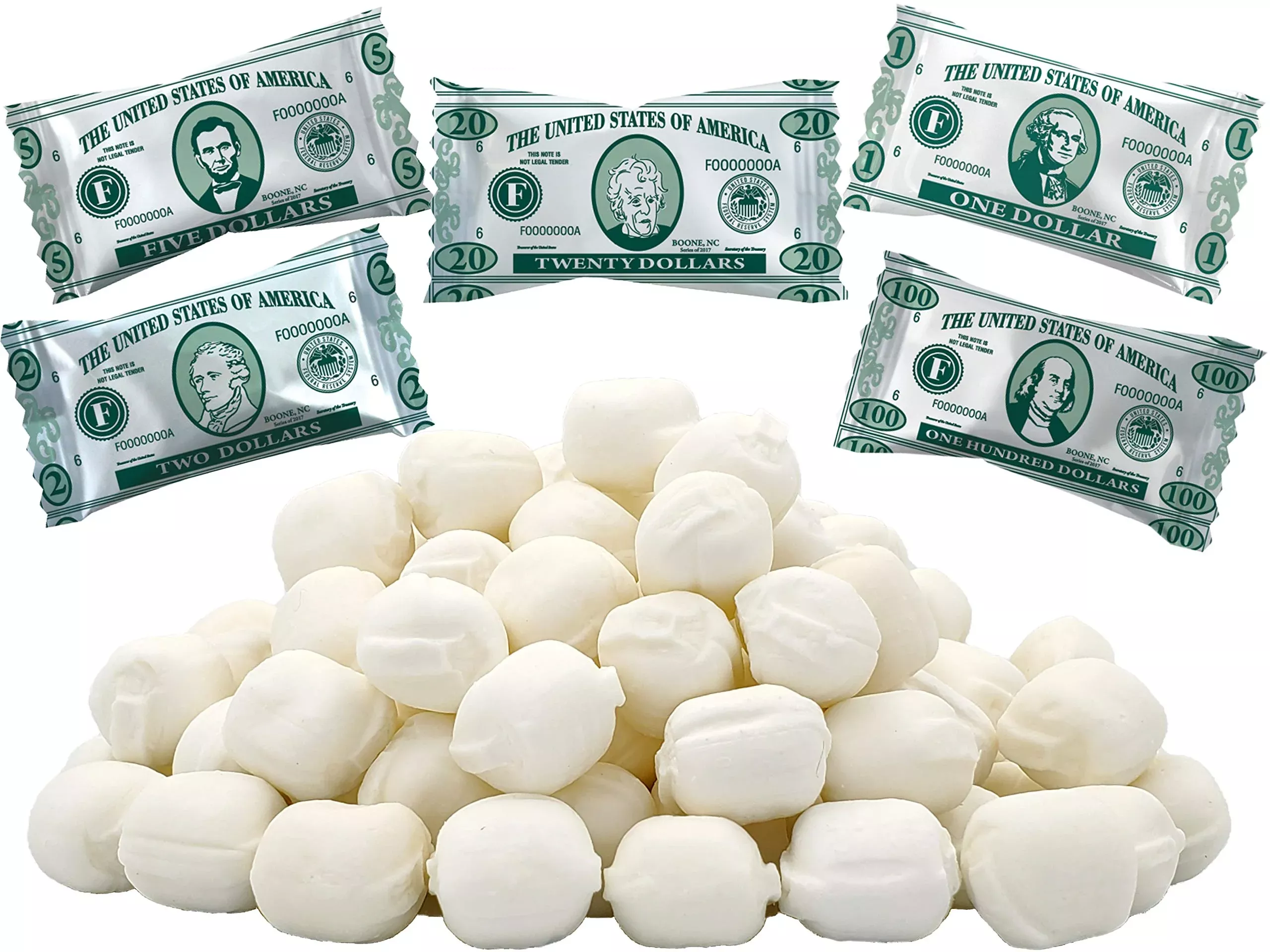 The Dreidel Company Money Buttermints, Mint Candies, After Dinner Mints, Butter Mint Candy, Fat-Free, Individually Wrapped (275 Pieces)