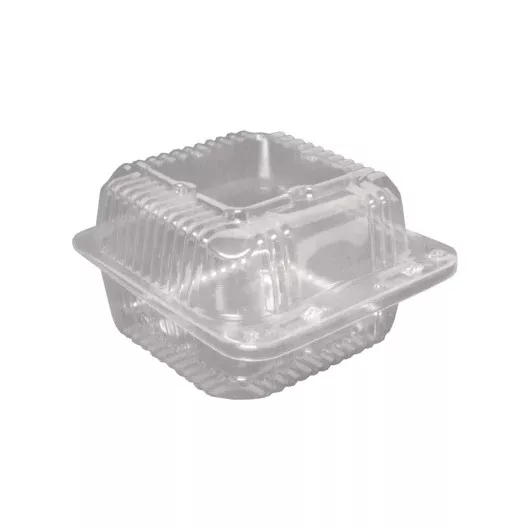 Durable Packaging 6 Inch Hinged Container 1- 500 Each - 1 Per Case