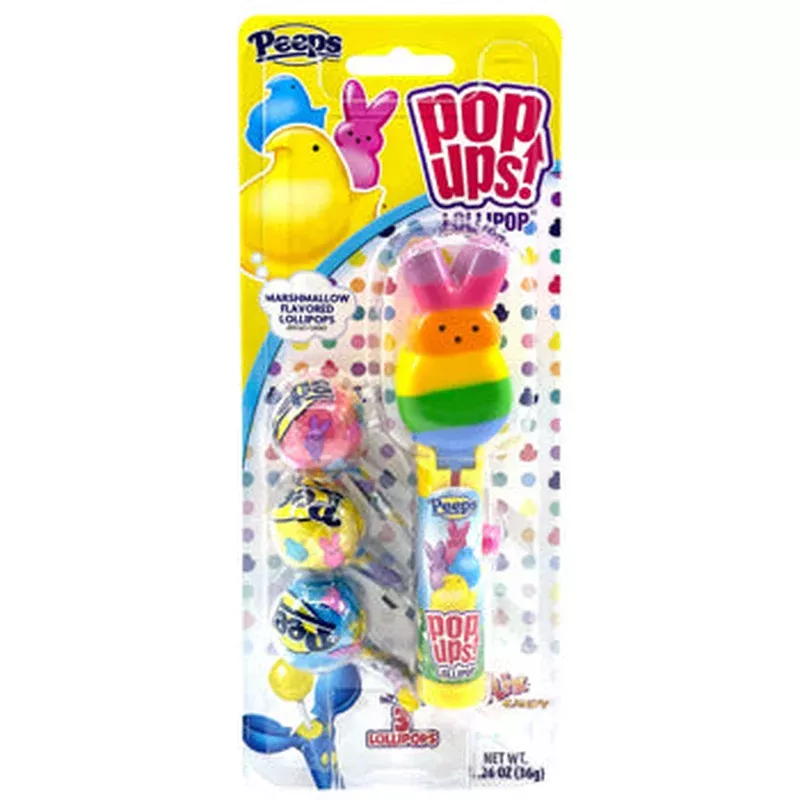 Easter Peeps Pop Up! Lollipop 1.26 oz. Blister Card