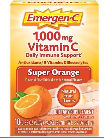 Emergen-C 1000mg Vitamin C Powder Orange - 3ct