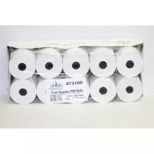 Evergreen Mfg. Evergreen Register Roll 3.13" 200'S Thermal 3 - 10 Rl - 3 Per Case