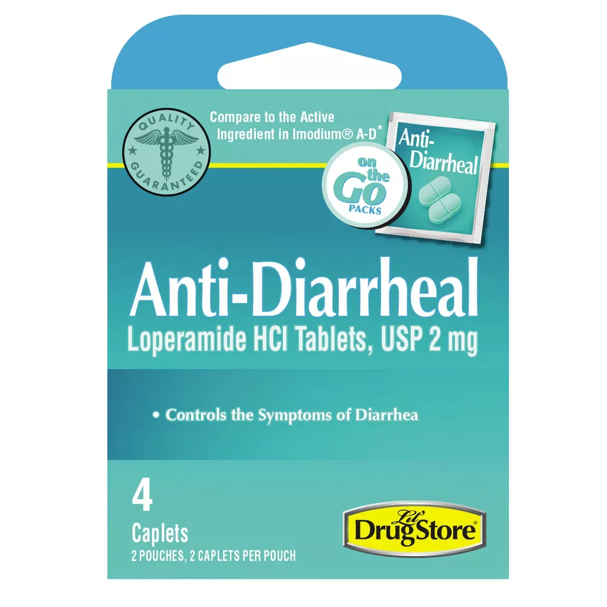 Ex-Lax Anti-Diarrheal Caplets - 4ct Pack of 6