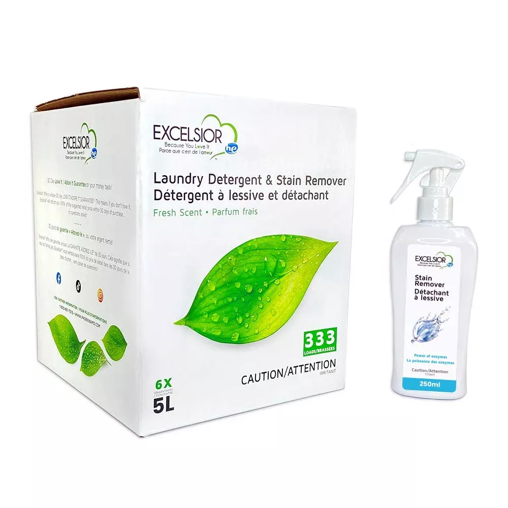Excelsior HE Concentrated Liquid Laundry Detergent, 5L, Phosphate-Free