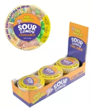Face Twister Sour Candy Challenge - 1.76 oz 6ct