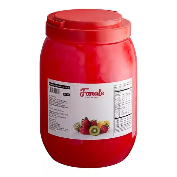 Fanale Coconut Jelly Topping Nata De Coco For Boba Tea | Ice Cream | Yogurt | Smoothie | Milk Tea | Desserts Coffee, 7.26 Pound
