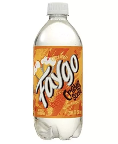 Faygo Creme Soda 24 oz 24 Per Case