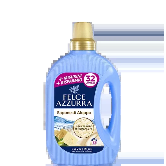 Felce Azzurra Aleppo Soap, Detergent for Washing Machine, 32 Loads, 1.6 Liter