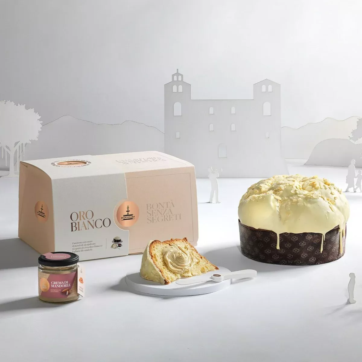 Fiasconaro Panettone Oro Bianco, 1 kg