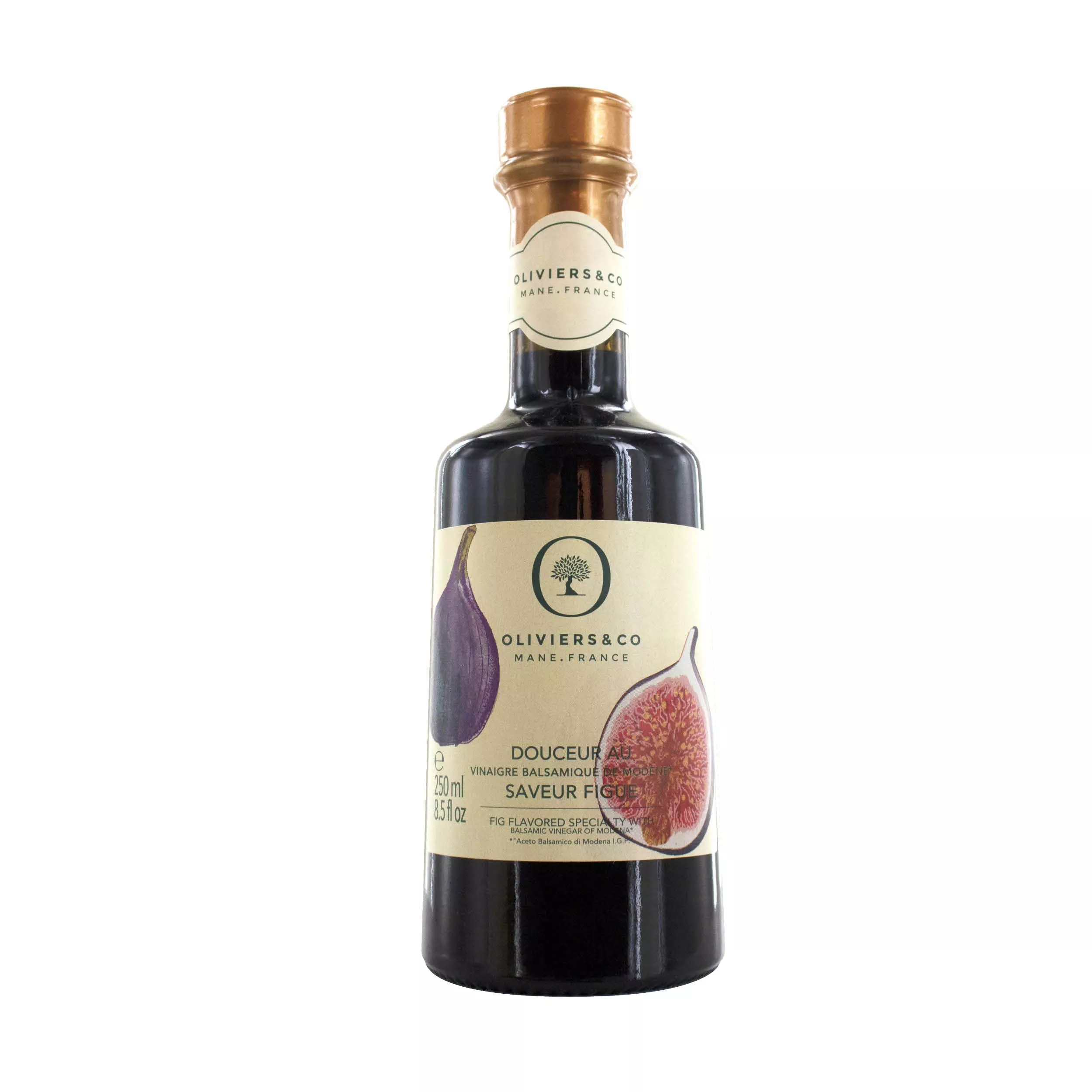 Fig Balsamic Vinegar Of Modena By Oliviers & Co | Fruit Flavored Balsamic Vinegars For Salad Dressing, Marinades And Glazes | 8.5 Fl Oz