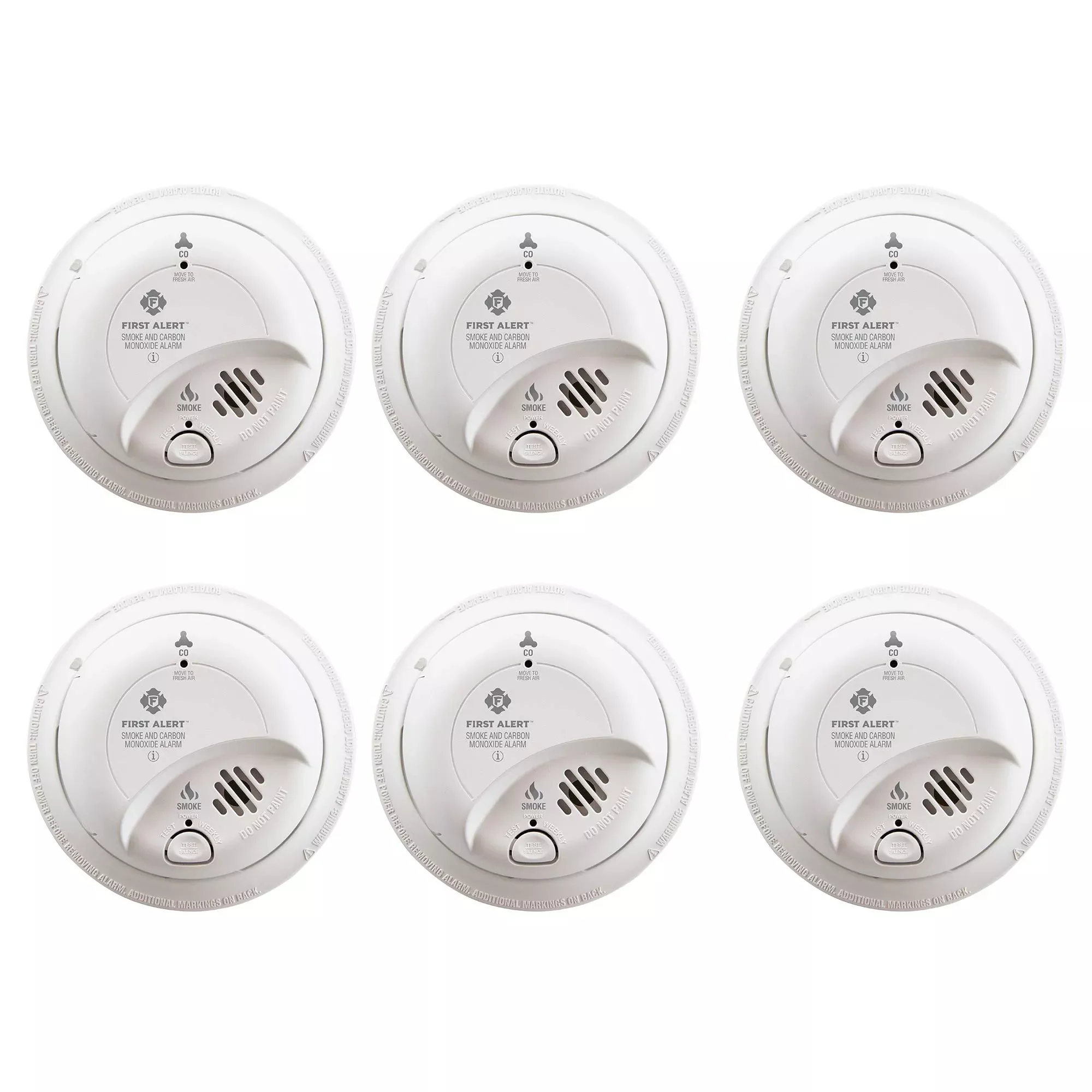 First Alert Brk Sc9120B-6 Hardwired Smoke And Carbon Monoxide Detector