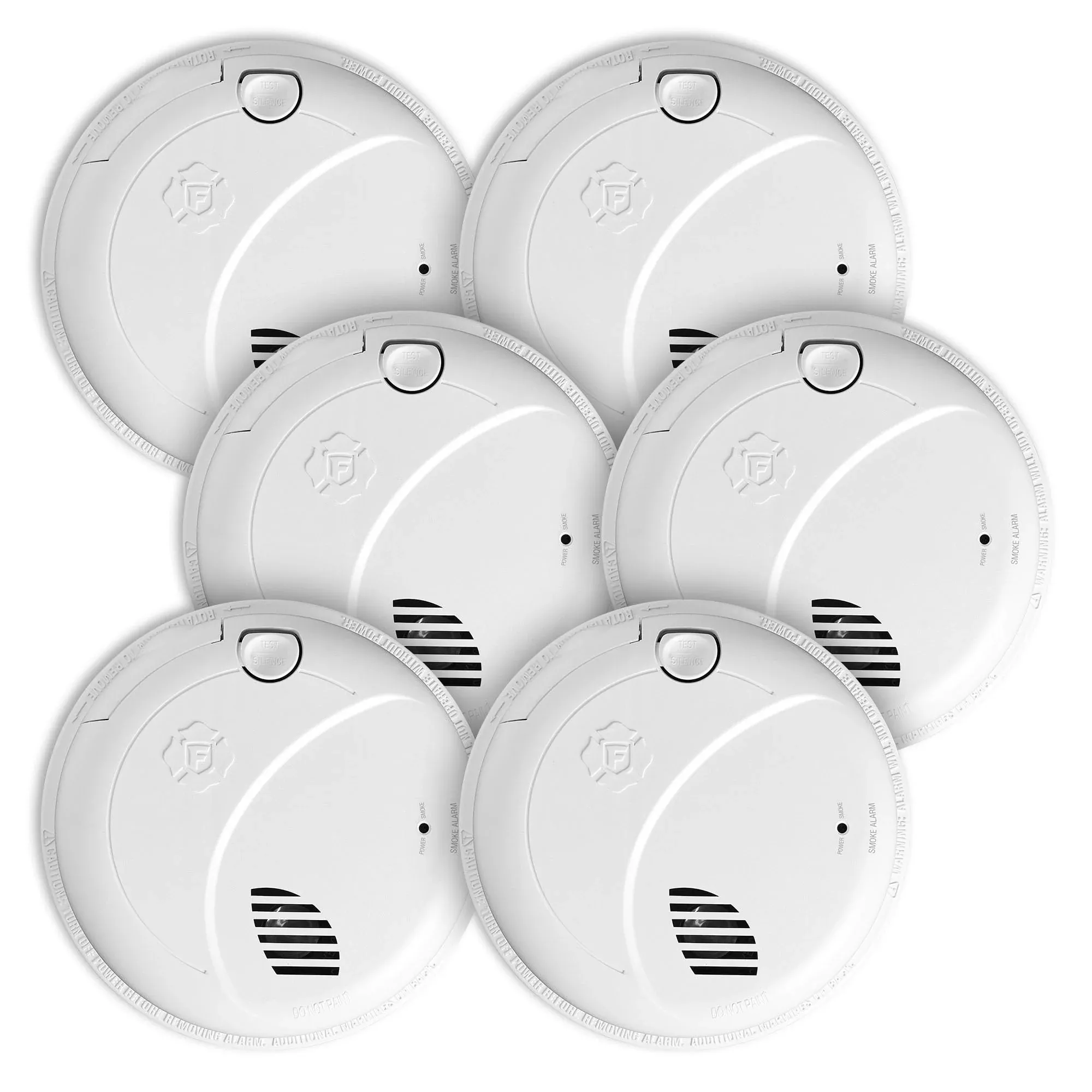 First Alert Interconnect Hardwire Smoke Alarm With Battery Backup & Vo