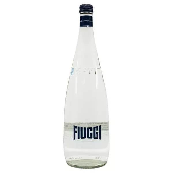 Fiuggi Sparkling Spring Mineral Water FULL Case 6 x 1 Liter Bottle