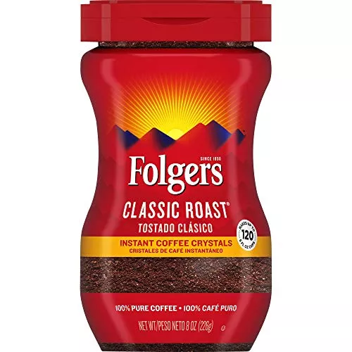 Folgers Instant 8 oz Single Jar