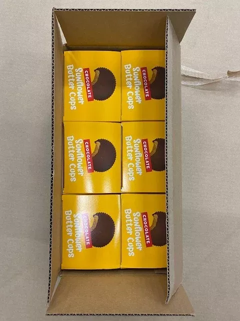 Free2b Sun Cups Chocolate Sunflower Butter Cup 1.4 Ounce Size - 72 Per Case