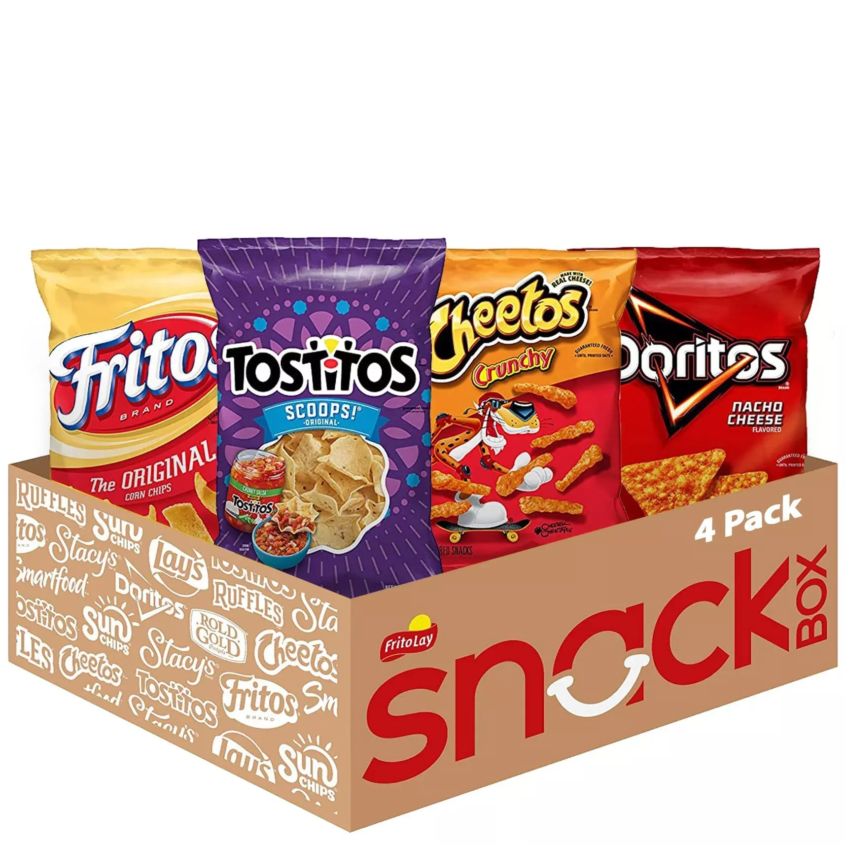 Frito Lay Big Bag Bundle, Classic Favorites Varity Pack, (Pack Of 4)