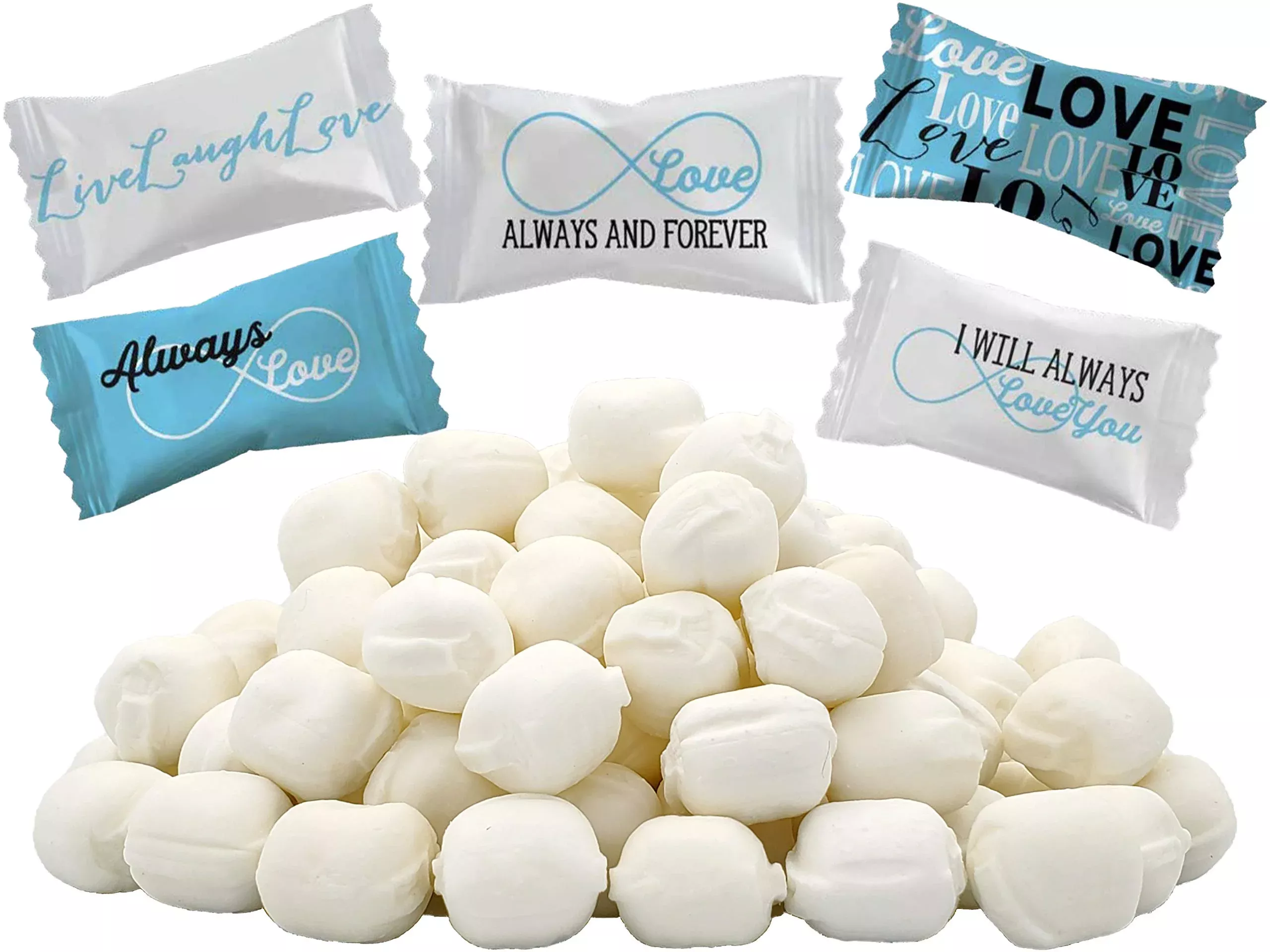 Fruidles Always & Forever Buttermints, Mint Candies, After Dinner Mints, Fat-Free, Kosher Certified, Individually Wrapped (110 Pieces)