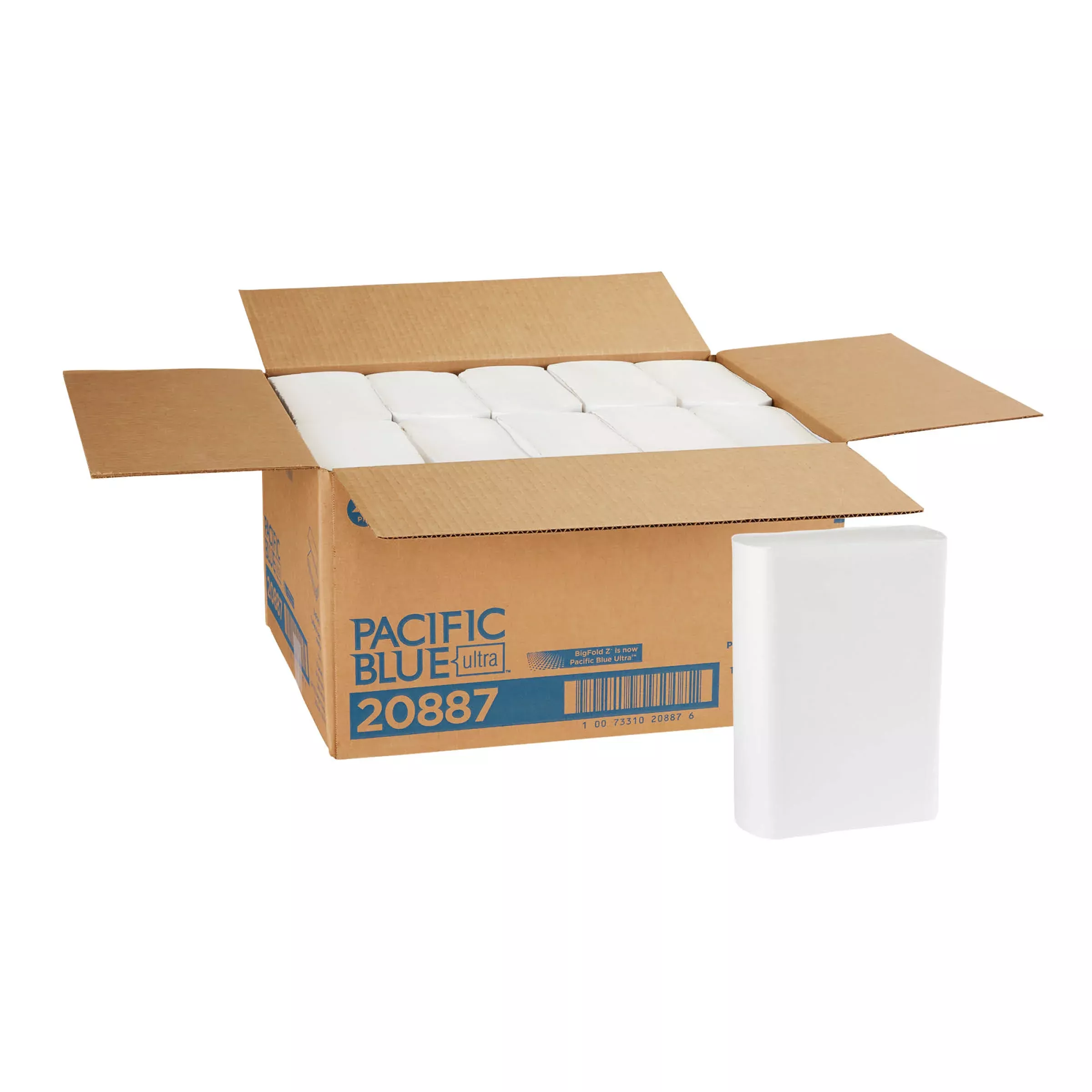 Georgia Pacific Commercial Pacific Blue Ultra(r) Bigfold Z(r) Premium Paper Towels By Gp Pro (georgia-pacific) White 10.2 X - 1 Count - 10 Per Case