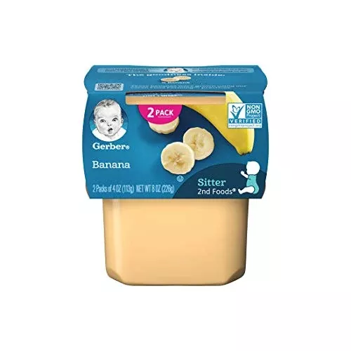 Gerber 2nd Banana 2pk 4 Z Single Box