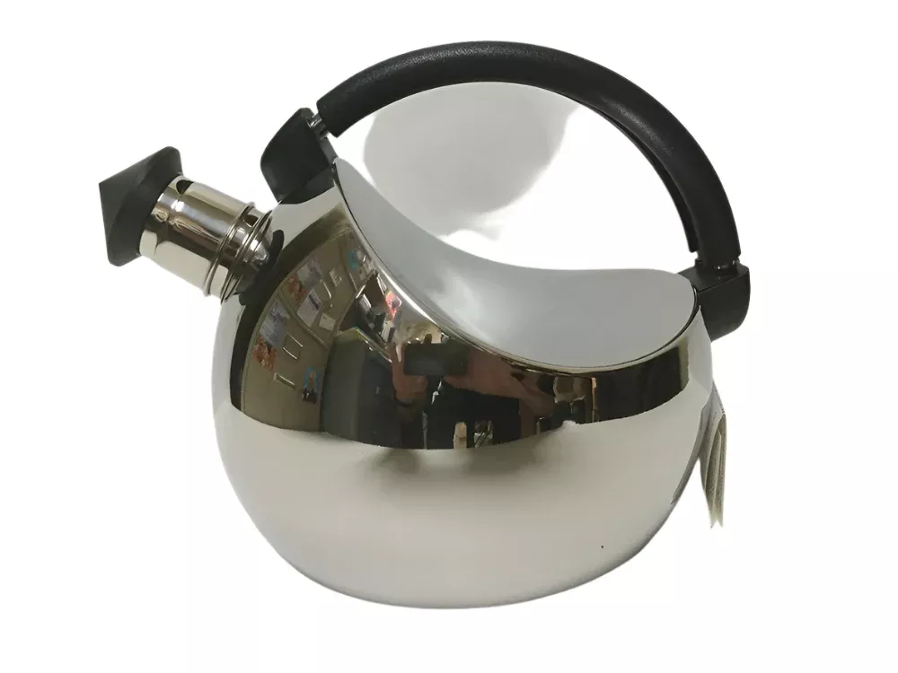 Giannini Kettle Black Handle, Stainless Steel 18/10