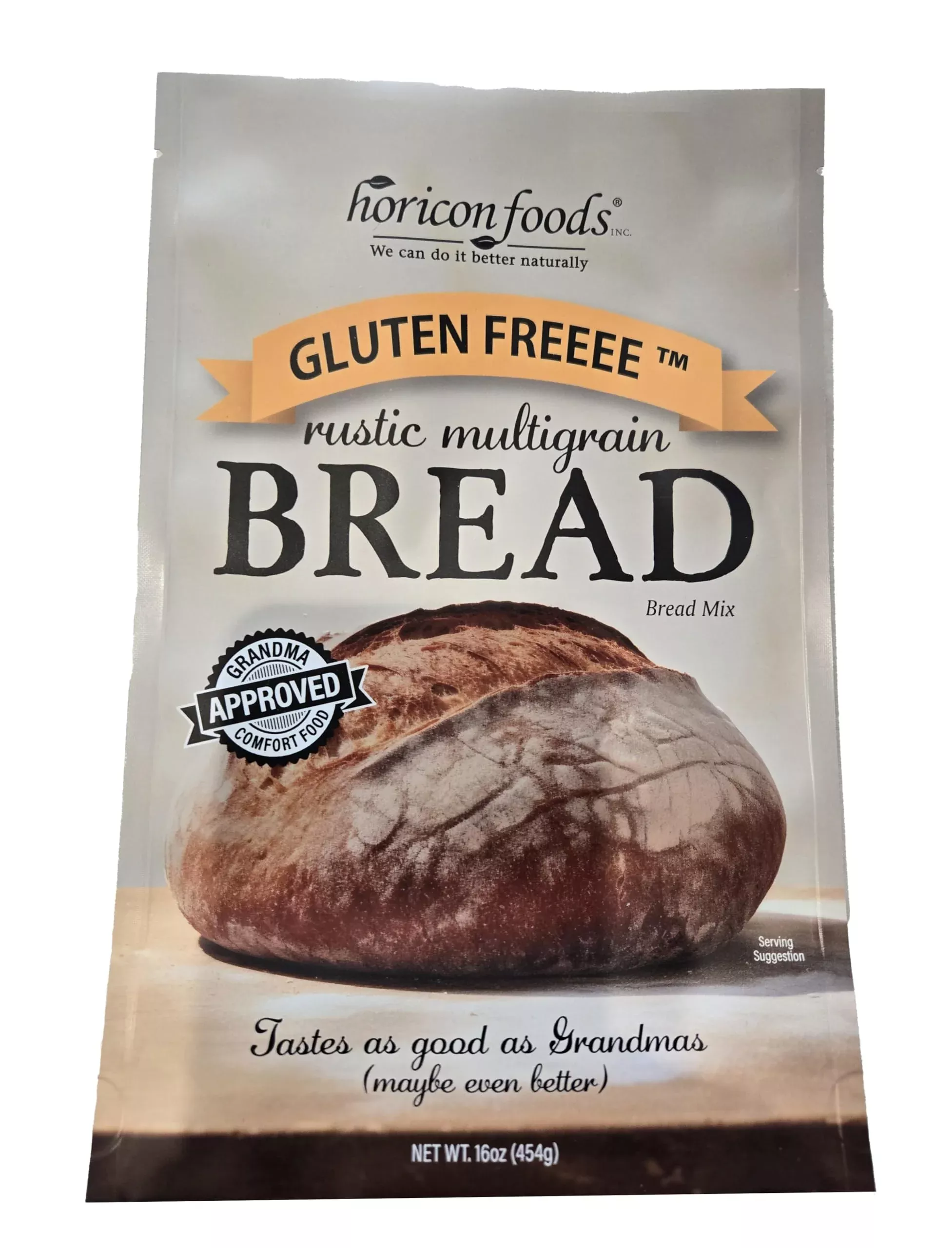 Glutenfreeee Gluten Free Rustic Multigrain Bread Mix, 16 Ounce - Whole Grain, Delicious, Vegan, Breakthrough Recipe, Artisan, Cr