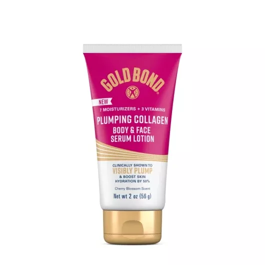 Gold Bond Plumping Collagen Body & Face Serum Lotion, 2 Ounce, 48 Per Case