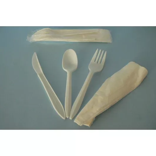 Goldmax Industries Inc Goldmax Kit Knife Fork Teaspoon Napkin 1 - 250 Each - 1 Per Case