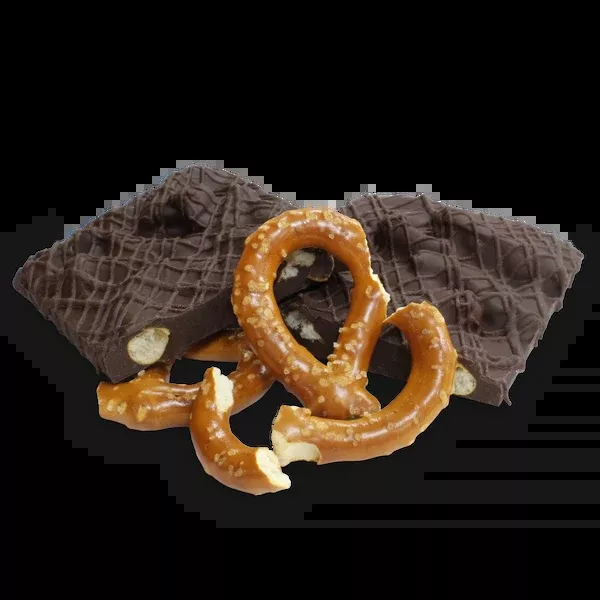 Gourmet Dark Chocolate Pretzel Bark 1 lb. Box