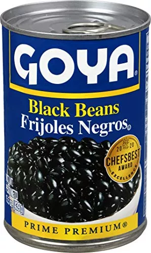 Goya Black Beans 15.5 oz Single Can