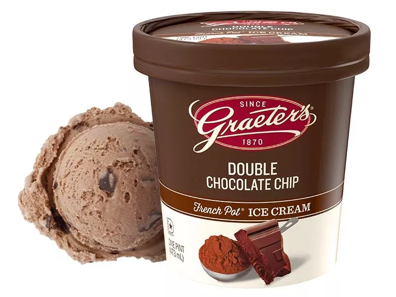 Graeter's Double Chocolate Chip 8 Per Sleeve