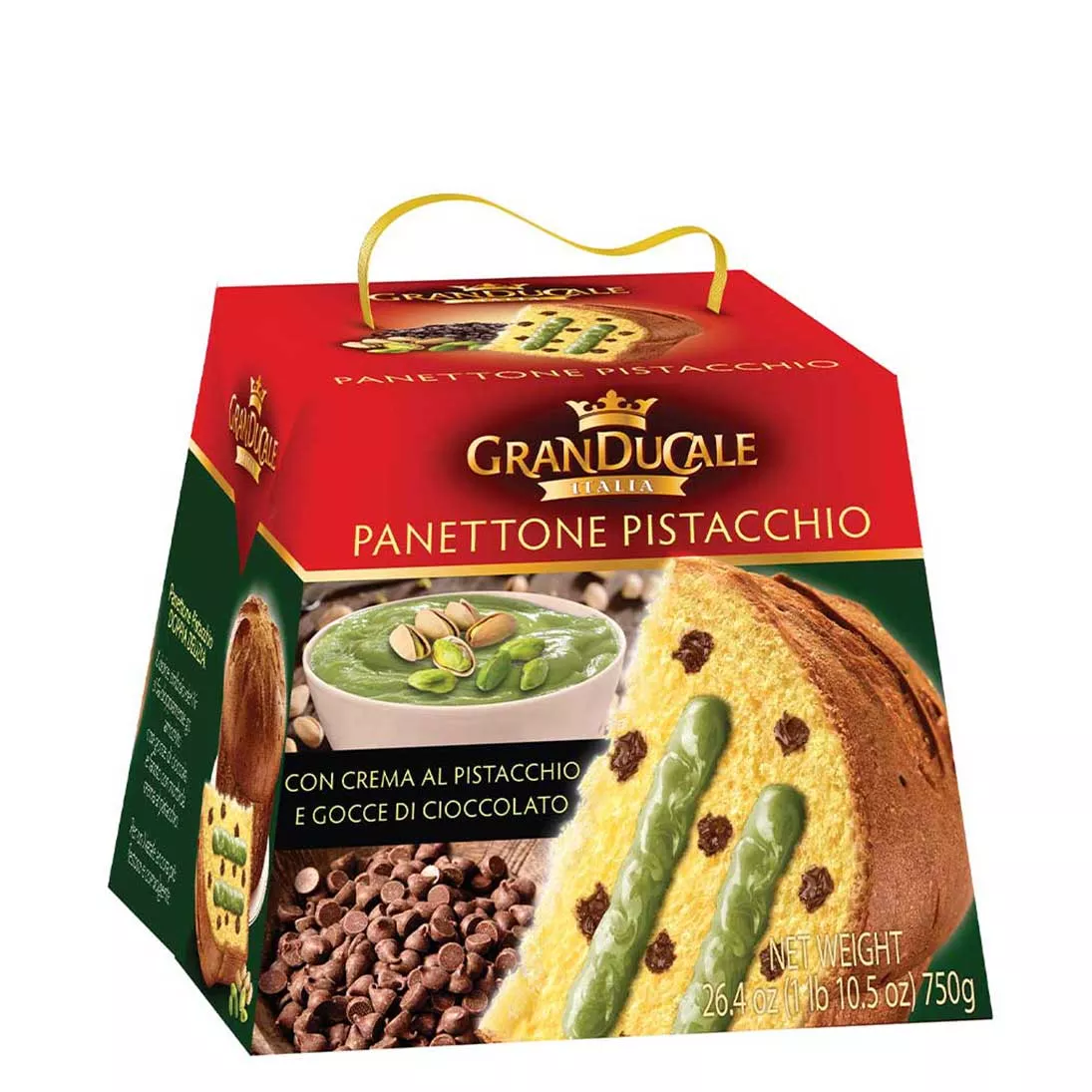 Granducale Pistachio Panettone, 26.4 oz | 750g
