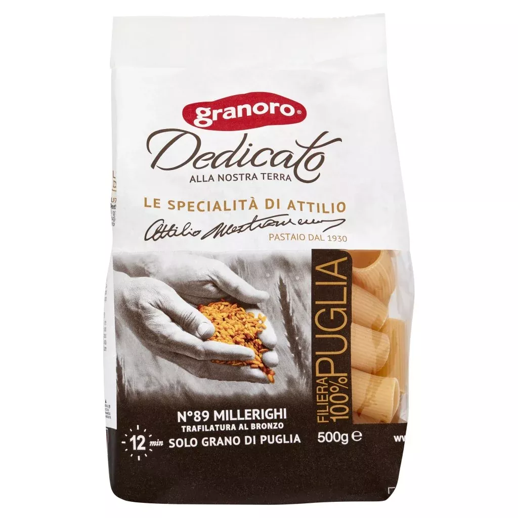 Granoro Dedicato Millerighi Pasta#89, 1.1lb