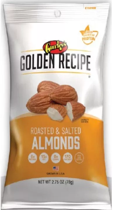 Gurley's Golden Recipe Roasted Salted Almonds - 2.7 oz