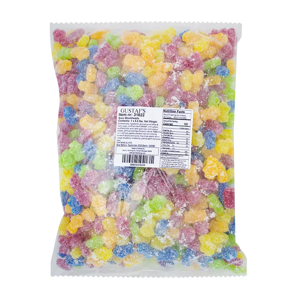 Gustaf's Sour Blockheads - 2kg