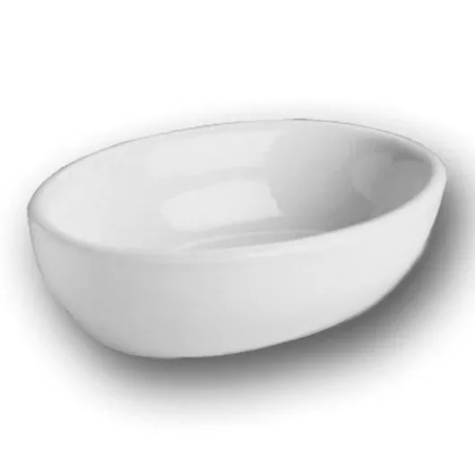 Hall China Company Hall China Oval Deep Baker 6 3/8 in X 4 5/8 in X 1 7/8 in (11 Ounce) White 1 - 2 Dozen