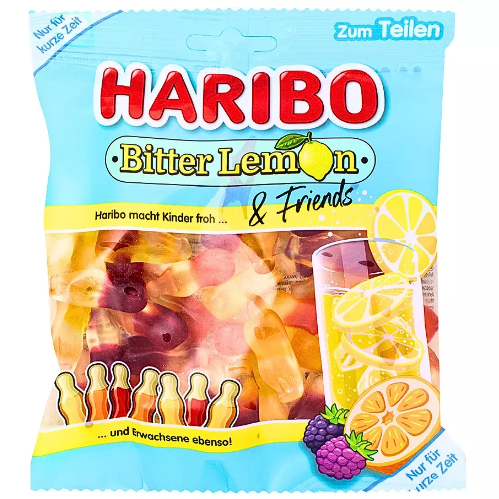 Haribo Bitter Lemon & Friends Gummies (Germany) - 160g