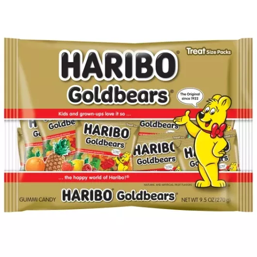 Haribo Confectionery Gold Bears Minis 9.5 Ounce Size - 12 Per Case
