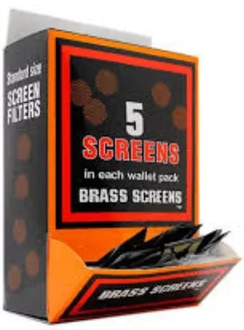 HBI International Brass Pipe Screen .75 Inch - 5 Count